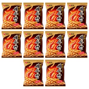 농심 매운새우깡 90g x 10개
