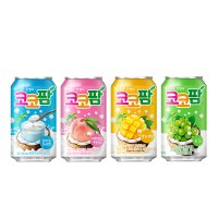 코코팜 젤리 음료수 복숭아 포도 화이트요구르트 망고코넛 340ml 각6개씩 24캔