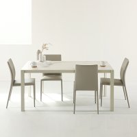바이더하임 프랑코 에스 12T 통 세라믹(포세린) 테이블 4인용 1400 화이트 식탁 세트