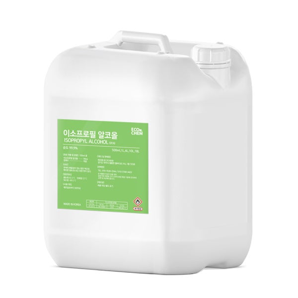 이소프로필알콜 알코올 대용량 99% 18L 소독용 알콜 IPA 세정제, 세척