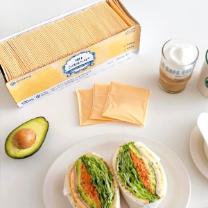 연세우유 체다 슬라이스치즈 100매 체다치즈 1.8kg - 무료 아이스박스 포장