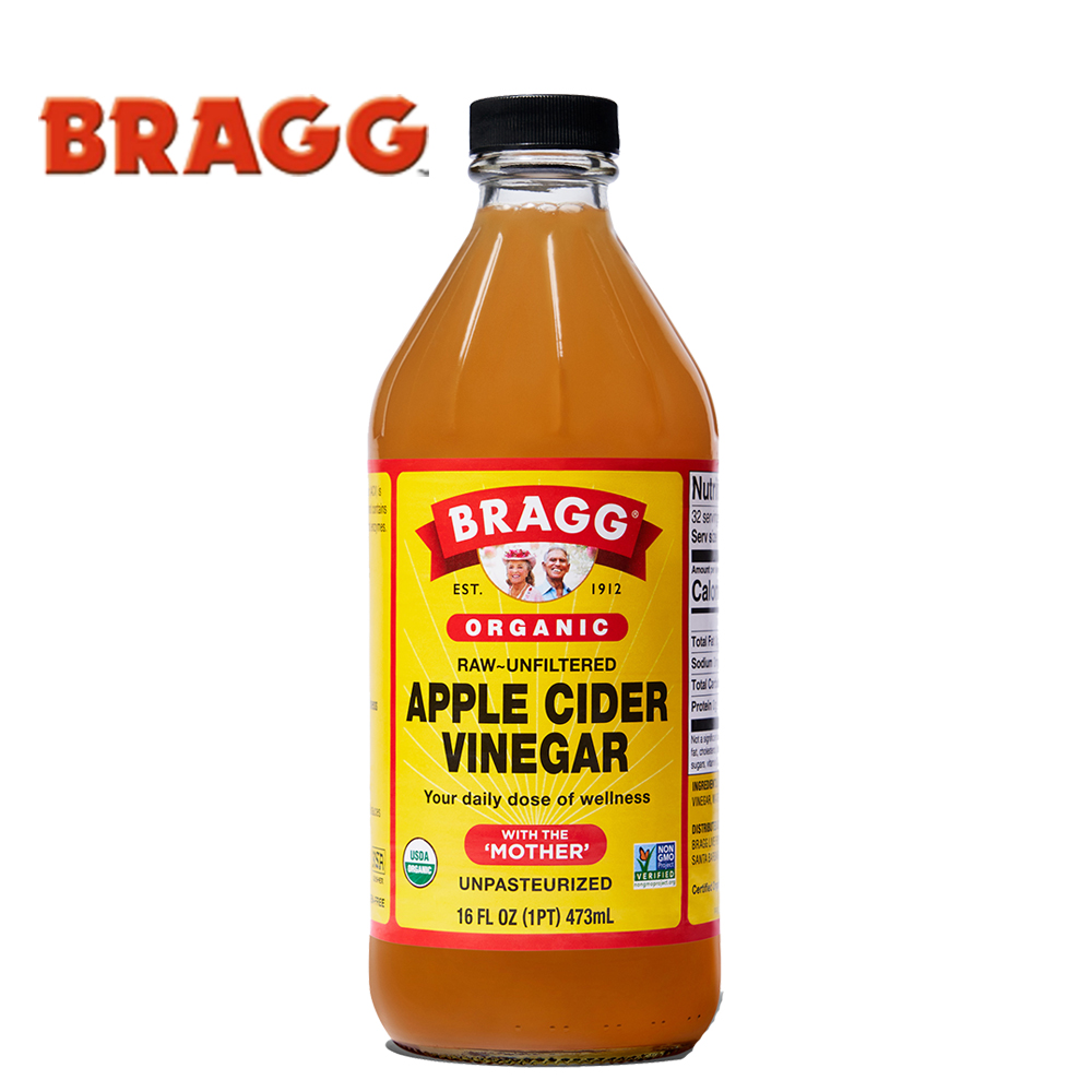 브래그사과식초 유기농 천연 발효식초 <b>애사비</b> <b>애플사이다비니거</b> 473ml