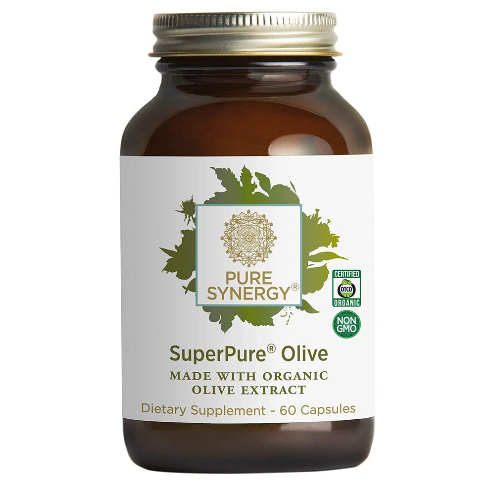 Pure Synergy SuperPure Organic Olive Extract 올가닉 <b>올리브</b> 추출물 <b>항산화</b> 영양제 60캡슐