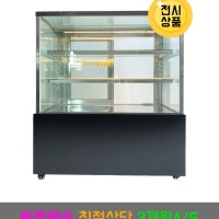 제과쇼케이스 3단 1200 사각 블랙 LED 뒷문형 [전시상품]