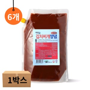 뉴그린 오로지 김치찌개양념장 2k X 6개
