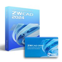 ZWCAD 2024 Full 영구사용 정품 ZW캐드 오토캐드 대안 프로그램