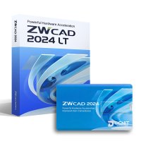 ZWCAD 2024 LT 영구사용 정품 ZW캐드 오토캐드 대안 프로그램