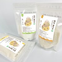 큐브데이 유기농 쌀 100% _ 쌀가루 1,2,3단계