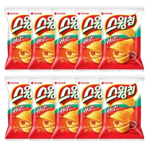 오리온 스윙칩 볶음고추장맛 60g x 10개