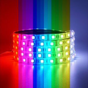 삼항LED 12V용 고급형 5050 3칩 방수 RGB LED바 10cm 단위 주문제작