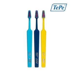 테페 덴잇 스웨덴 셀렉트 컬러 일반헤드 소프트/부드러운모 치과 칫솔 3개입(색상랜덤)