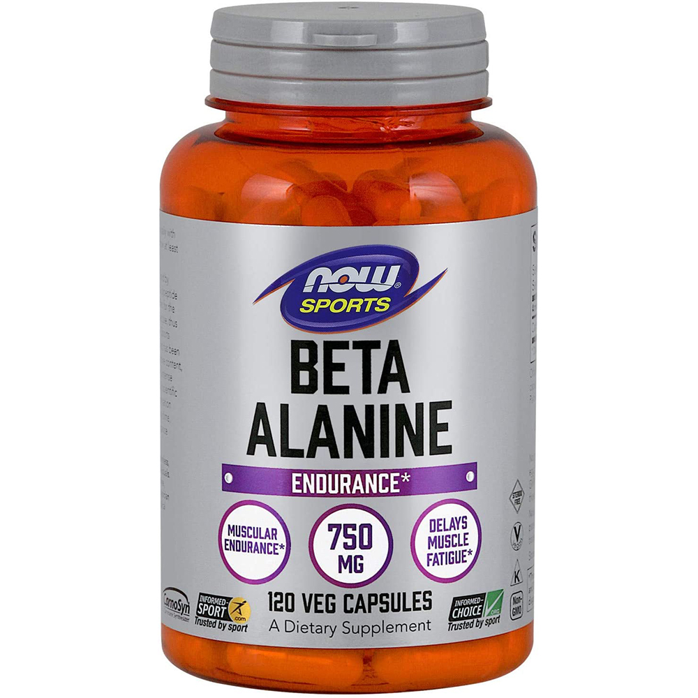 나우푸드 <b>베타알라닌 750mg</b> 120베지캡슐 Beta-Alanine