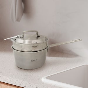 블루마마 통5중 스텐 316 편수냄비 16cm 무연마제