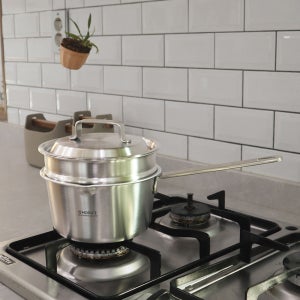 블루마마 통5중 스텐 316 편수냄비 16cm 무연마제