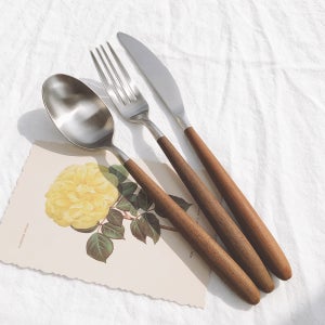골든벨 메이플우드 로마 커트러리 디너 포크 스푼 나이프 양식기