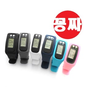 미네끄네 만보기 시계 만보계 팔찌 실리콘 손목 칼로리 건전지