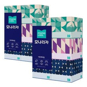 모나리자 벨라지오 미니 각티슈 100매(6입) x2 미용티슈 각티슈 휴지