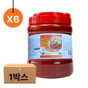 뉴그린 비빔국수양념 소스 2Kg 6개