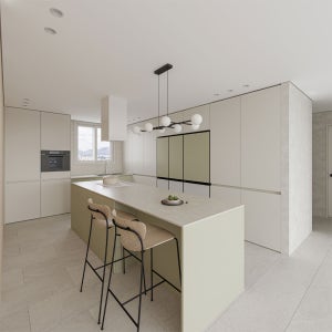 루이8000 에코 페트 미스트그린 싱크대 (1.4m기준) 주방리모델링 싱크대리모델링