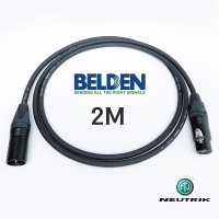 BELDEN 1192A XLR + XLR 벨덴 뉴트릭 골드 마이크 케이블 2M