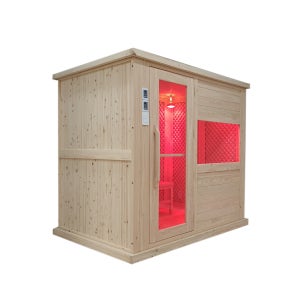 가정용 건식 사우나 찜질방 홈 이동식 편백 원적외선 1인용 극한직업 출연 C0(1.2M)