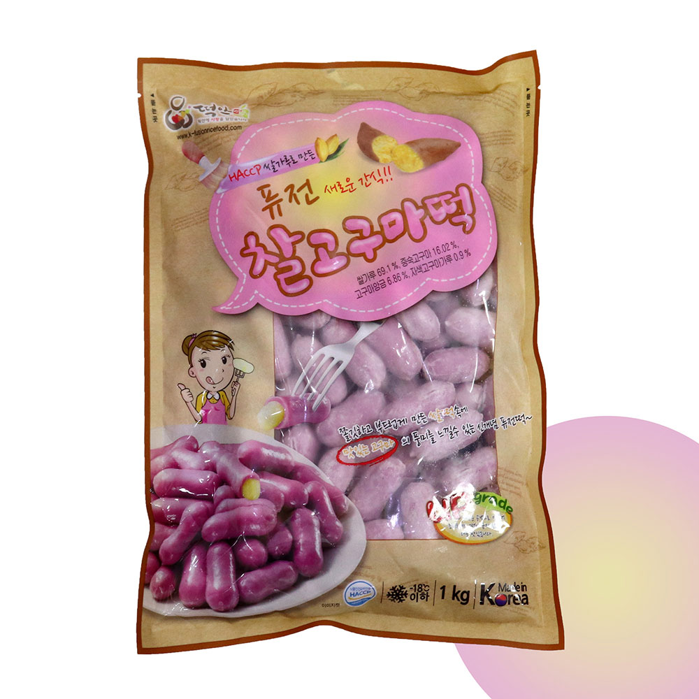 떡안애 고구마떡 냉동 퓨전떡 사리 떡볶이