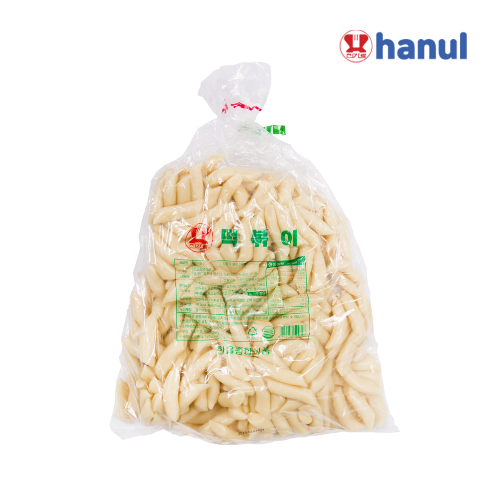 당일생산 분식집 업소용 대용량 쫄깃하고 맛있는 밀방소 밀떡 밀떡볶이떡 3.6kg