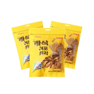 빠삭 어포튀각x3봉 / 피쉬스낵 빠삭이 마른안주 맥주안주