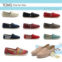 TOMS 탐스 여성용 남성용 커플용 클래식 캔버스 슬립온 단화 슈즈 13종