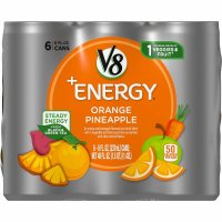 V8 오렌지 파인애플 티 에너지 드링크 8oz 6ct Natural Energy from Tea Orange Pineapple