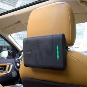 차량용 USB 충전식 저소음 미세먼지 공기 청정기 헤파필터 자동차 탁상용 정화 먼지 차단