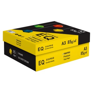 EQ 85g A3용지 A3복사용지 종이 1박스 1250매
