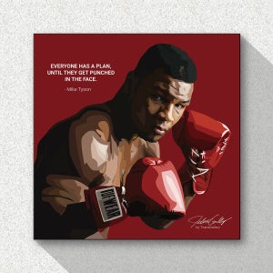 마이크 타이슨 복싱 인테리어액자 명언 팝아트 개업 집들이 선물 그림