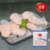 올품 닭가슴살 슬라이스 IQF 4kg (1kg X 4봉) 냉동 IFF