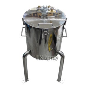 30L 서스통형 교반기 교반탱크 GAST 가스트 1AM 에어모터 장착 도료믹싱기 스테인레스