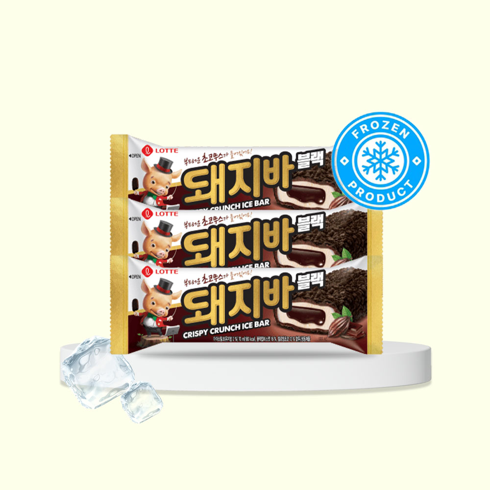 막대 바 아이스크림 롯데 돼지바 블랙