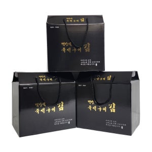 맥반석손구이김 (선물1박스10봉컷팅)소문난 들기름 할아버지김 입소문으로 유명한