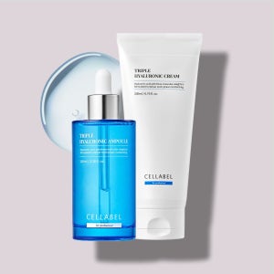 셀라벨 트리플 히아루로닉 수분 앰플 100ml+수분크림200ml
