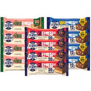 하루 고단백질 저당 프로틴바 단백바 견과봐 에너지 견과류바 12개 칼로리바 간식 커클랜드