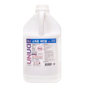 다나 소독용 에탄올 83% 4L 4000ml, 1개