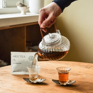 [SET] 앤틱 라운드 내열유리 티포트세트 550ml