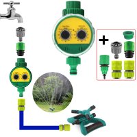 스프링클러 타이머 원형디지털 분수 관수 급수 조절기 자동 물주기