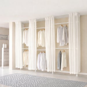 EASYON 이지온 커튼 드레스룸 행거 EOS416 튼튼한 고정식 옷걸이 시스템 행거