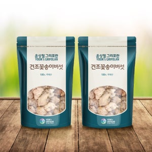 원목건조꽃송이버섯 100g+100g 세트 베타글루칸 고함량 면역증강