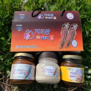 지리산 6년 약도라지 도라지선물세트 5호(도라지청500g+도라지가루150g+도라지생강청500g)
