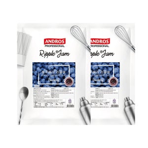 앤드로스 블루베리 리플잼 1kg, 2개