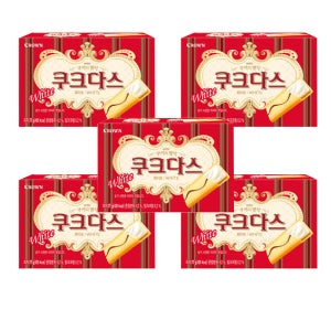 크라운 쿠크다스 화이트토르테 72g x 5개
