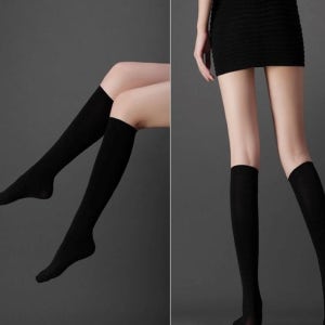 여성 골프양말 무지 니삭스 무릎아래 자외선차단 스포츠 테니스 긴 양말