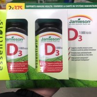 자미에슨 Jamieson Vitamin D3 1000IU 375정 X 2 대용량