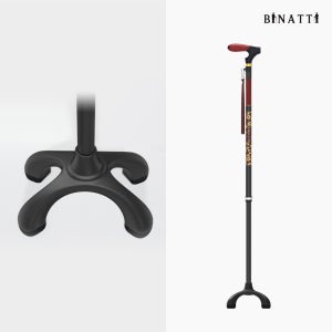 4발지팡이 걷기보조기구 어르신 의료용 노인 지팡이